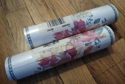 Vintage Vymura Wallpaper 5.4 yd x 7.9 in Rose Pink Floral Print Grannycore - Image 1 of 4