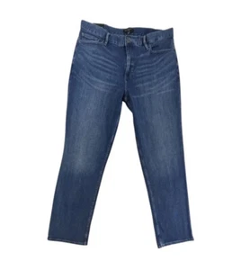 Pantalones de mezclilla para hombre Banana Republic talla 38-34 ajustados pierna recta ""elásticos"" NUEVOS - Imagen 1 de 7
