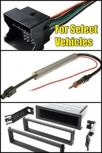 Kit de bolsillo de instalación de radio estéreo para automóvil VW Single Din + cable + antena especial - Imagen 1 de 1