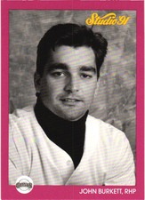 1991 Studio #253 John Burkett San Francisco Giants Baseball