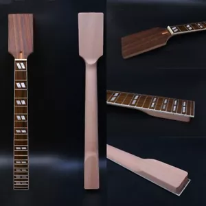 Paddle Guitar Neck 22 Fret 25.5 Inch Mahogany Neck Rosewood Fretboard Bolt on - Picture 1 of 11