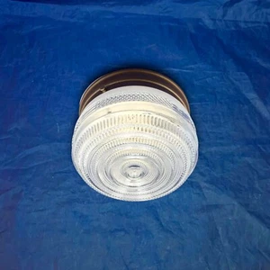 Wired Petite mid century flush mount fixture Light 76D - Picture 1 of 6