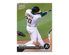 2020 Topps NOW Mark Canha #312 ~ Oakland Athletics ~ PR 242