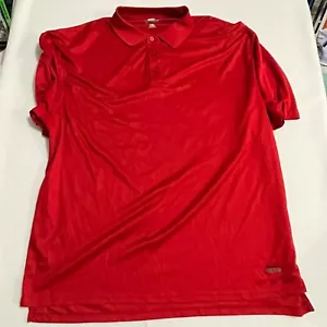 Russell Athletic Men's Dri-Power Performance Red Golf Polo Shirt 2XL - Picture 1 of 5