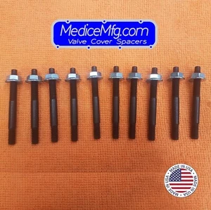 STUD KIT FOR 1" INCH BIG BLOCK BUICK (400, 455) BBB VALVE COVER SPACERS - Imagen 1 de 5
