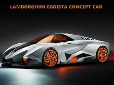 Lamborghini Egoista NEW Metal Sign: Concept Car Picture