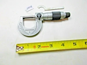 Brown & Sharpe No. 1 Machinist's / Toolmaker's  0 - 1" Micrometer - Picture 1 of 5