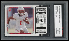 TANK DELL 2023 PANINI CONTENDERS DP 1ST GRADED 10 NFL ROOKIE CARD HOUSTON TEXANS