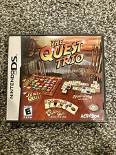Quest Trio: Jewels, Cards and Tiles (Nintendo DS, 2008) CIB Complete
