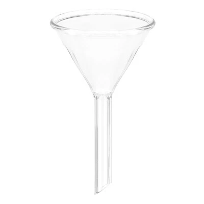 40mm Glass Funnel, Short Stem Borosilicate Glass Heavy Wall Funnel Foto 1 de 4
