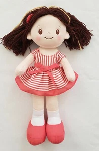 Muñeca Linzy "Lacy" con vestido de rayas coralinas, 17" - Imagen 1 de 7