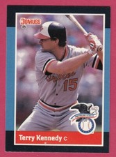 1988 Donruss All Stars # 9 Terry Kennedy -- Orioles