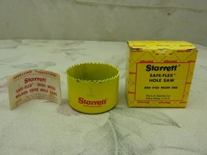 Starrett Model H0300 - Safe-Flex High Speed Welded Edge 3" Hole Saw. - Picture 1 of 9