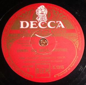 London S. O. Clarence Raybould 12" Hansel & Gretel Overture Part 1 / Part 2 EE- - Picture 1 of 2