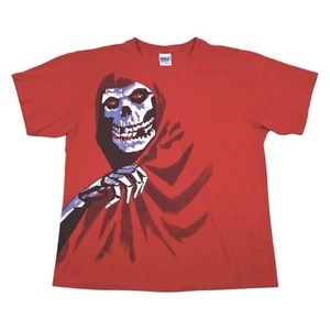 Vintage Misfits T Shirt Crimson Ghost Psycho In The Wax Museum EP Mens Large Red - Picture 1 of 14