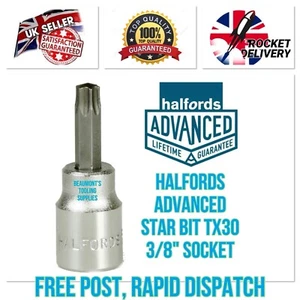 Halfords Advanced T30 Torx Star 3/8 Drive Socket Tool *FREE RAPID POST* - Picture 1 of 3