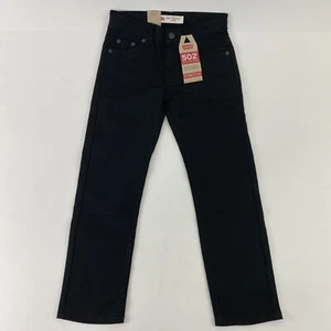 Levi's Original 502 Regular Taper Fit Stretch Kids Jeans NWT 8 Regular 24x22 - Picture 1 of 9