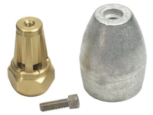  Propeller Nut with Aluminum Anode Fits Mercruiser Bravo III (2003 & Earlier) - Picture 1 of 1