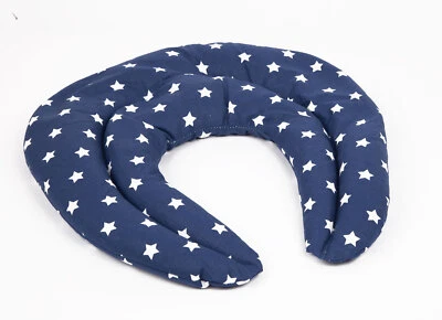 GIRAFFENLAND Nackenhörnchen m. Kammer | Sterne-blau mit Leinsamen, Kirschkerne, Dinkel ...