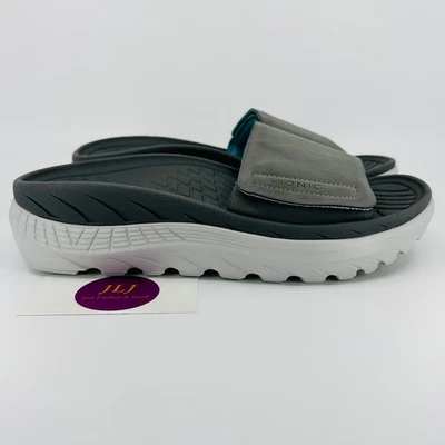 Sandalias Vionic para mujer Rejuvenate Recovery Slide cómodas carbón vapor talla 8 Foto 1 de 4
