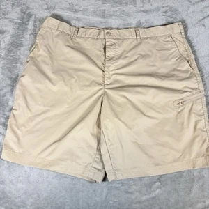 Pebble Beach Dry-Luxe Performance Men’s Beige Chino Golf Shorts Sz 40 - Picture 1 of 7