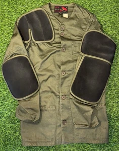 Chaqueta de fusilero vintage 10-X tiro pequeño talla 38 EE. UU. AÑOS 70 verde militar - Imagen 1 de 5