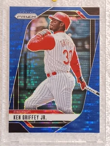 2025 Panini Prizm Baseball Ken Griffey Jr Blue Pulsar Prizm #54 Reds 02/75 - Bild 1 von 3