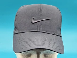 Nike Golf Legacy91 Dri-Fit Gorra Ajustable Gris Rayas Correa Correr Tenis - Imagen 1 de 8