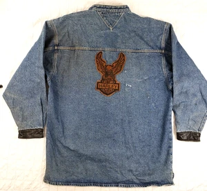 De Colección Paco Jeans HARLEY DAVIDSON Chaqueta Denim Para Hombres 2XL XXL Suelta HipHop Años 90 Logo - Imagen 1 de 17