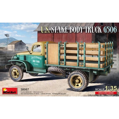 U.S. STAKE BODY TRUCK G506 KIT 1:35 Miniart Kit Mezzi Militari Modellino Nuovo - Immagine 1 di 4
