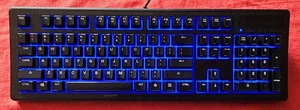 SteelSeries Apex 100 Gaming Keyboard Tactile Silent 64435  EXCELLENCE COND - Picture 1 of 23