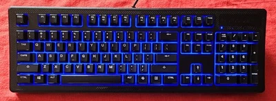 SteelSeries Apex 100 Gaming Keyboard Tactile Silent 64435  EXCELLENCE COND - Image 1 of 4