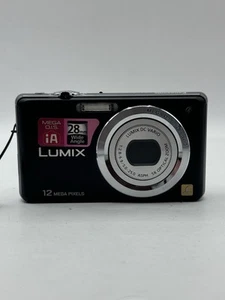 Panasonic Lumix schwarz DMC-FS10 12MP nur Digitalkamera. - Bild 1 von 9