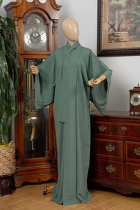 QUERIDO KIMONO IROMUJI SEDA CHIRIMEN TANGO JAPONÉS VAINILLA PARA MUJER AUTÉNTICO JAPÓN - Imagen 1 de 7