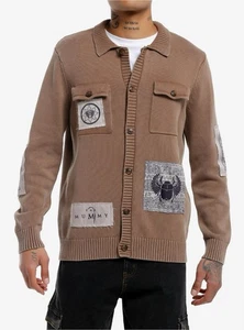Hot Topic The Mummy Patches Kragen Strickjacke Größe Large - Bild 1 von 8