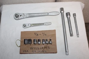 Lote J.H. WILLIAMS The "Superratchet" B-51 y S-51 Extensiones Enchufes ENVÍO GRATUITO - Imagen 1 de 15