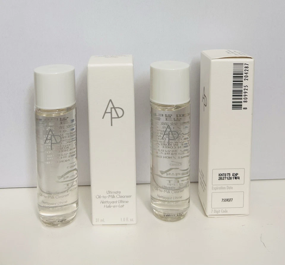 Limpiador Amore Pacific AP Ultimate Oil To Milk 31 ml X 2 piezas tamaño de viaje Foto 1 de 4