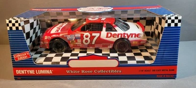 Coche de carreras Ertl Bank rosa blanca coleccionables Joe Nemechek #87 Dentyne Lumina nuevo en caja Foto 1 de 4