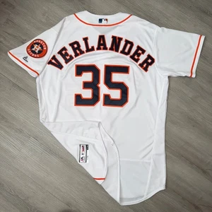 JUSTIN VERLANDER Houston Astros Authentic Jersey 48 XL Majestic Flex Base MLB - Picture 1 of 10