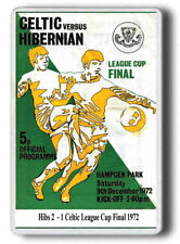 Hibs Scottish 1972 League Cup Winners, Vintage Hibernian  Fridge Magnet 