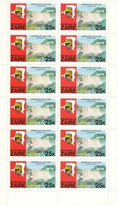 Inzia Falls minisheet Zaire MNH 1979 (11590) - Picture 1 of 1