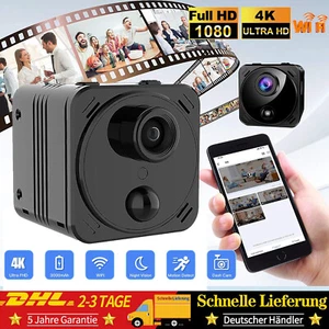 Mini Kamera 4K WLAN Überwachungskamera Live Übertragung Handy APP WiFi für Innen - Bild 1 von 19