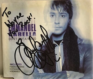 MUSIC CD IN CASE (COVER SIGNED) - EMMANUEL CARELLA - DON'T SAY A WORD - Picture 1 of 2