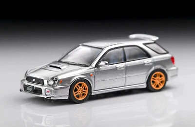 Coche de metal fundido a presión modelo deportivo CR 1:64 Furuya JDM Impreza WRX STI VII 7 Foto 1 de 4