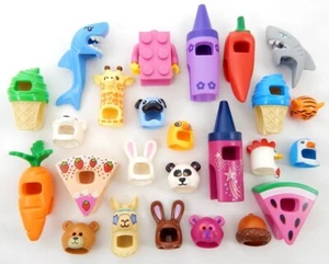 10 NEW RANDOM LEGO COSTUME MINIFIG PIECE LOT figure halloween bam pack headgear - Picture 1 of 1
