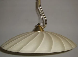 Orion 60er Jahre Designerlampe Hängelampe Hängeleuchte Lampe Leuchte Milchglas  - Bild 1 von 9