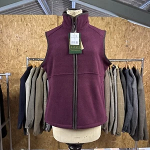 Chaleco polar Walker And Hawkes Guildford para dama vino talla UK 14 calentador de cuerpo nuevo - Imagen 1 de 7