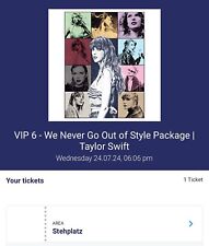 Taylor Swift - 1 x VIP6 - 24.07.24 - Hamburg - Vorkaufsrecht