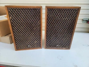 RARE Sansui SP-55A 2-Way 2-Speaker System TESTED WORKING VINTAGE WOOD GRAIN COOL - Picture 1 of 8