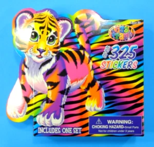 Lisa Frank Forrest Rainbow Cat 325 Roll Sticker New Rare - Picture 1 of 10